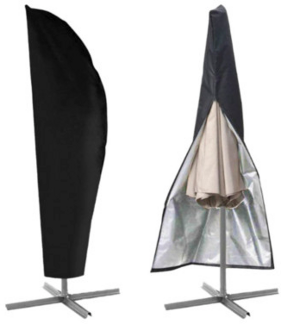 초대형 파라솔 변색 방지 자외선 차단 방수 커버 mun*40038vS, 210D(블랙)