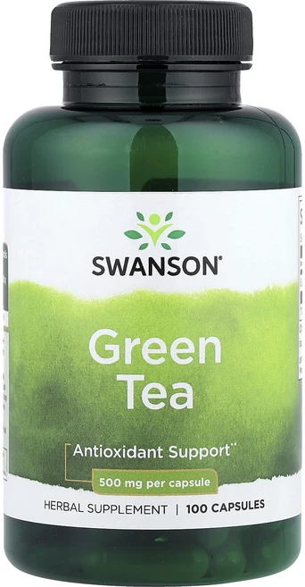 행복하고 건강하게 Swanson 녹차 500mg 캡슐 100정 백년회로하세요, Swanson녹차500mg캡슐100정, 1개 - 쿠팡