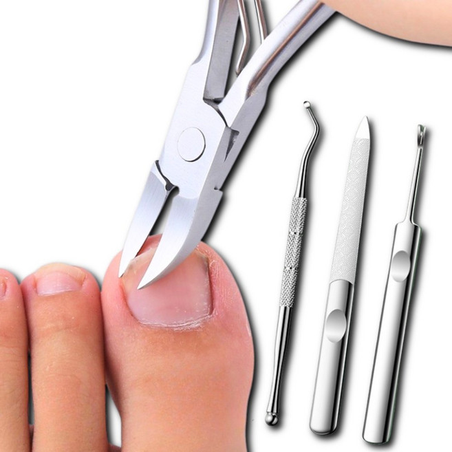 마인드픽스 손톱 발톱 니퍼 세트, 1세트, 실버