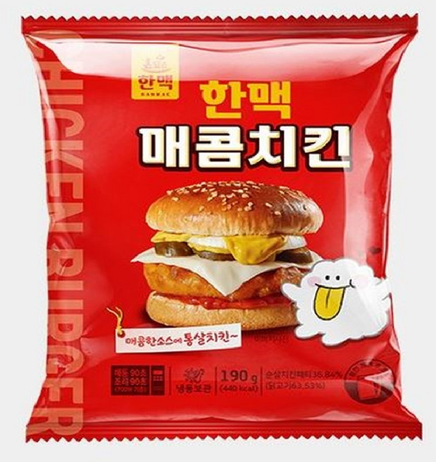 한맥 매콤치킨 190g, 10개