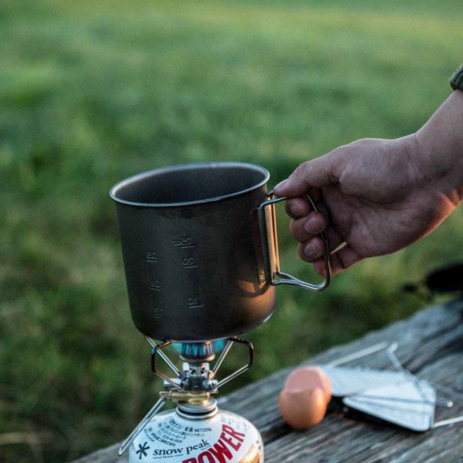 스노우피크 트렉 1400 티타늄 티탄 코펠 냄비 쿡세트 SCS-009T, 1개