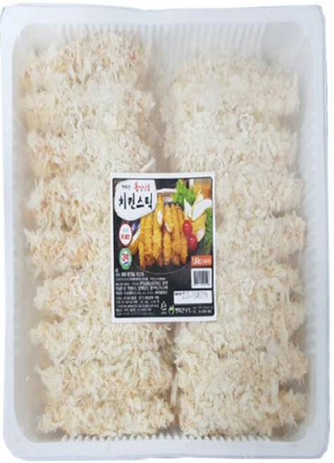 (무)(냉동)행복한푸드통안심살치킨스틱 1.6kgX4개, 4개, 1.6kg