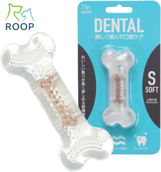 강아지 이갈이 장난감 DENTAL 덴탈본, 베이컨맛, 1개