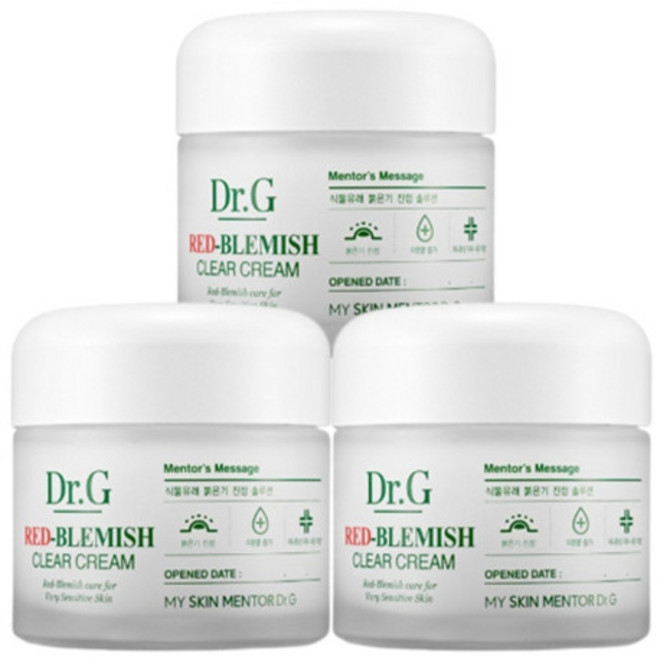 닥터지 레드 블레미쉬 클리어 크림, 70ml, 3개