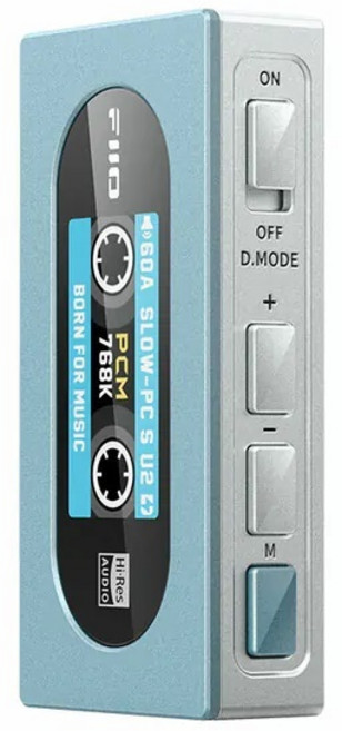 FiiO 飛傲 KA15 小尾巴 耳擴 DAC - 多種濾波 智能調節 超大推力 公司貨一年保, 1個, 天空藍, 天空藍