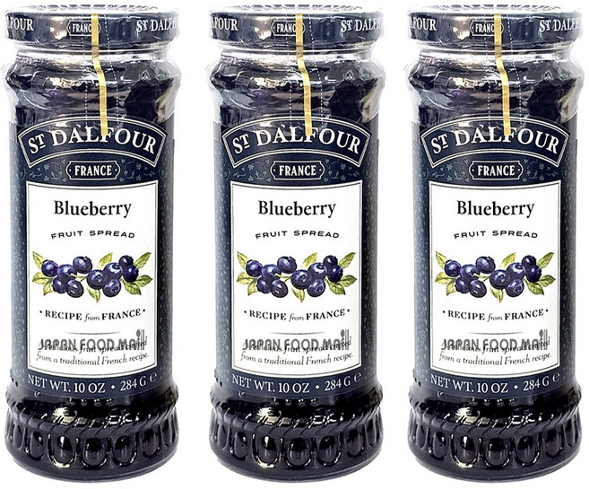 샹달프 블루베리잼, 284g, 3개