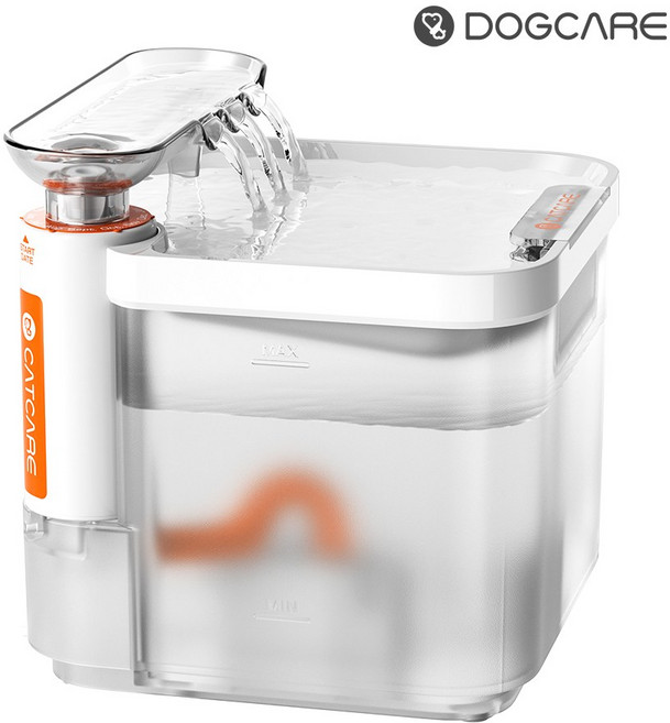 대장균 99.99% 제거 필터 무소음 도그케어 자동 급수기 강아지 고양이 반려동물 정수기, 정수기 DF03, 1개