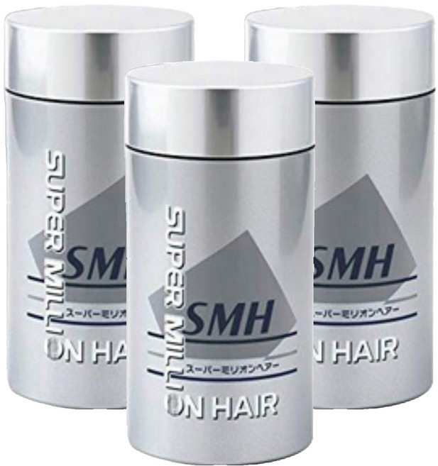 슈퍼밀리언헤어 흑채 30g, 3개, 화이트