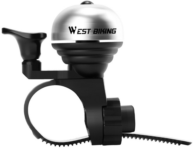 시그니처베이지 자전거 킥보드 벨 경적 YPZ057, 실버