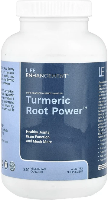 라이브인헨스먼트 터메릭 루트 파워 240 캡슐, 5개, 240정 - 쿠팡