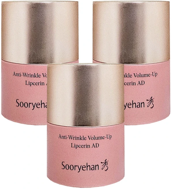 수려한 안티 링클 볼륨업 립세린 어드밴스트 AD, 3개, 연핑크, 15ml - 쿠팡