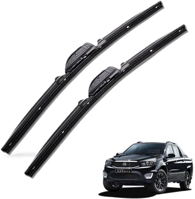 쌍용 코란도 스포츠 전차종 순정(호환)형 자동차 프리미엄 하이브리드 와이퍼 윈도우브러쉬 1+1세트, 컨텐츠 참조