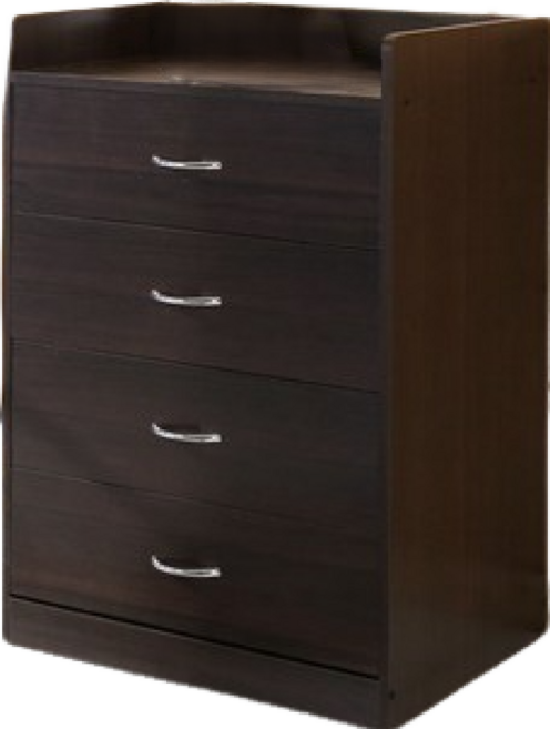 Buyjm 收納四斗櫃, 胡桃色