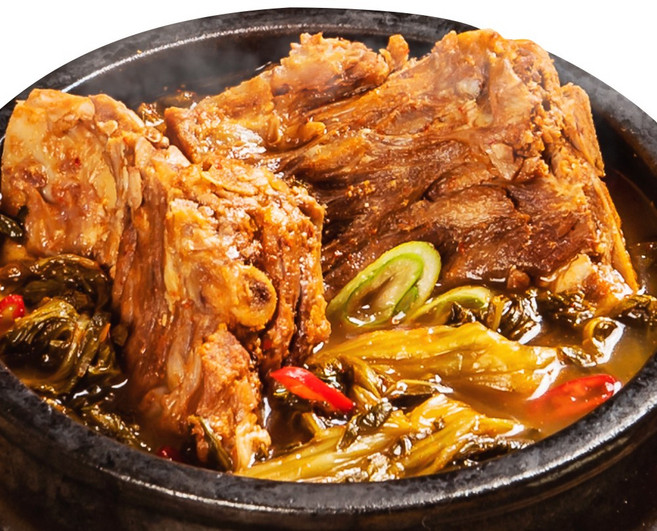 해장왕 얼큰뼈해장국 1kg(냉동), 4개, 1kg