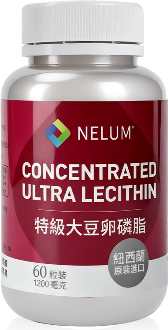 【Nelum 奈蓮營養】3倍濃縮 卵磷脂含磷脂酰膽鹼 1200毫克 軟膠囊 紐西蘭, 1個, 60顆