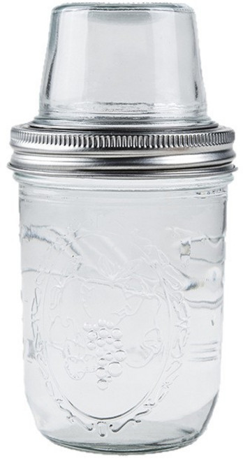 透明玻璃密封杯 早餐燕麥罐, 500ml, 1套