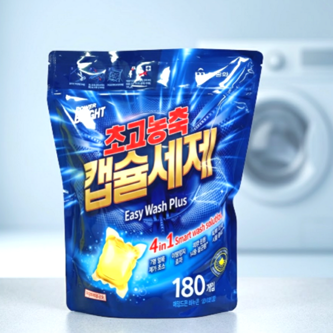 무궁화 파워브라이트 초고농축 캡슐세제 마일드비누향 약 180입 대용량 코스트코 판매 180개입, 1개입, 1개