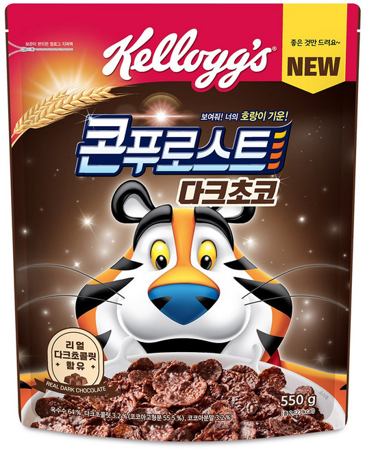 콘푸로스트 다크초코 시리얼, 550g, 1개