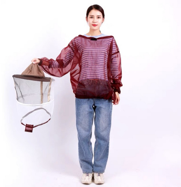 양봉 망사 슈트 반신 보호 작업복