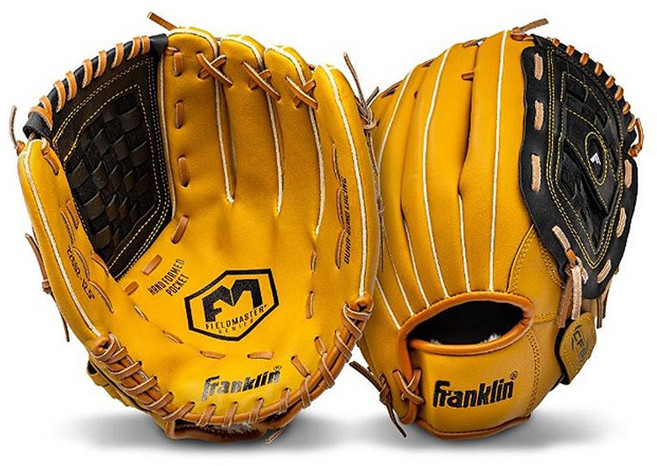 프랭클린 야구글러브 필드마스터 12.5인치 우투 (22602) 골드/블랙, 단품, 1개