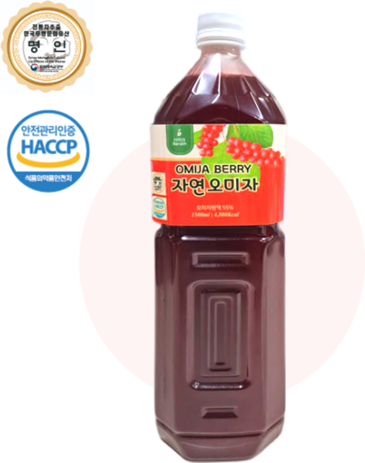 오미자엑기스 자연오미자, 10개, 1.5L