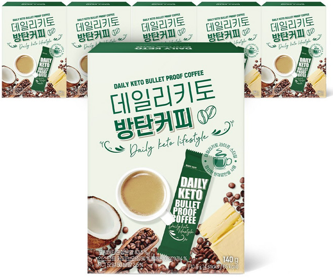 데일리키토 방탄커피, 10g, 14개입, 6개