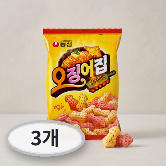 오징어집 버터구이맛, 78g, 3개
