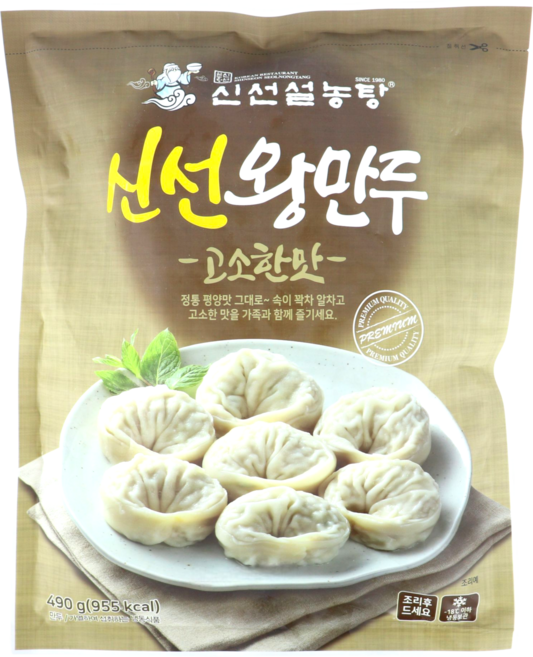 정통 평양식 프리미엄 신선왕만두, 1개, 490g