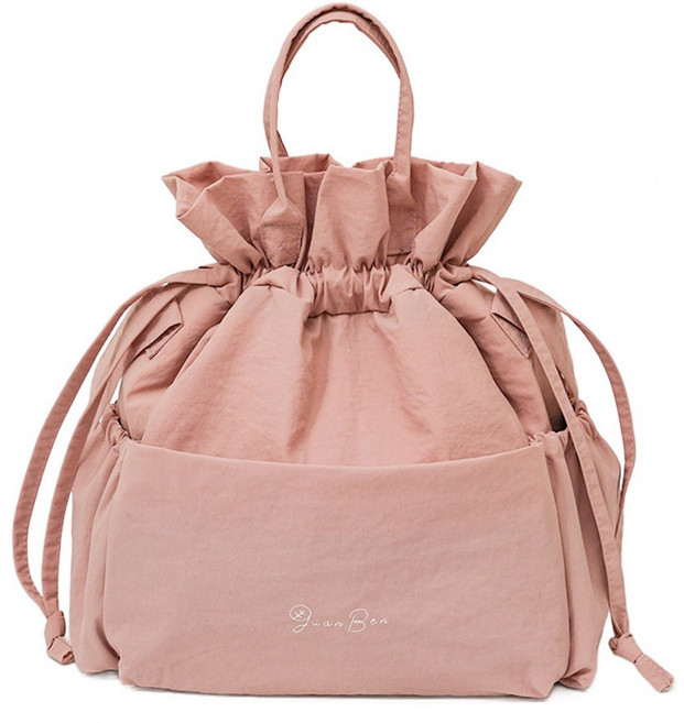 오프홈 보온 보냉 도시락 가방 쿨러백 런치백 피크닉 데일리, 1개, Pink