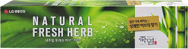 엘지 죽염 내추럴 후레쉬 허브 알파치약 130g, 1개