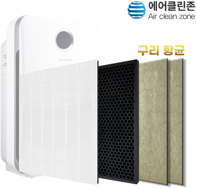 [에어클린존] 웅진 코웨이 공기청정기 AP-2012EH 2510EH 1817F APG-2013J 호환 필터, 1개