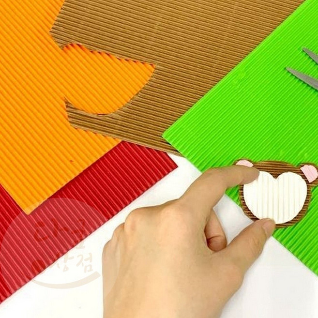 10칼라 종이나라 골판지 만들기재료 색종이접기 색종이만들기 색종이오리기