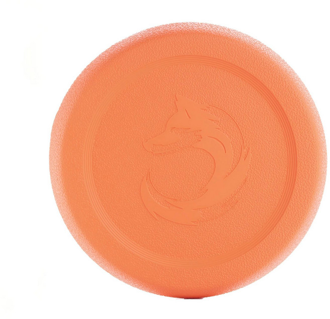 WindRacer Dog Disc 반려견 원반 운동 장난감 바람처럼 빠른 도약, 1개, 주황색