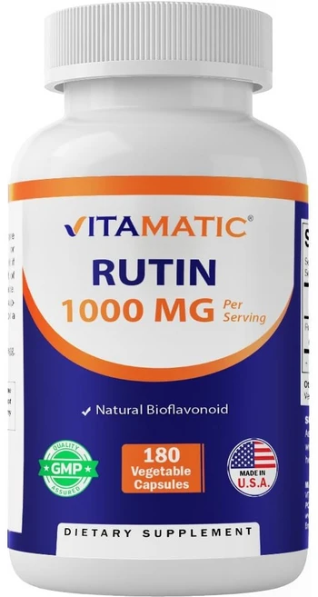 비타매틱 Rutin 루틴 1000mg 보충제 180정, 1개 - 쿠팡
