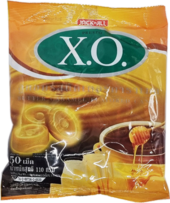 태국 XO사탕 엑스오 버터카라멜맛 캔디 110g 버터사탕, 1개