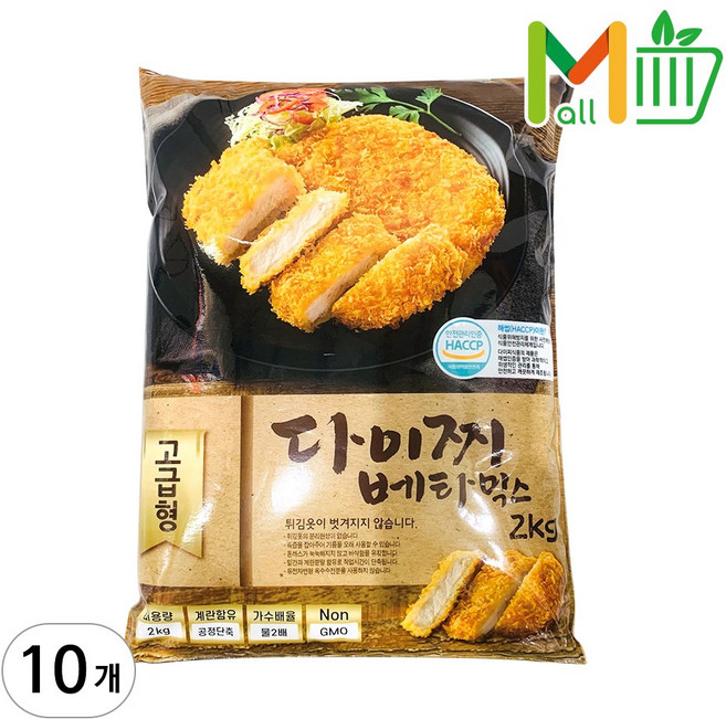 다이찌 돈까스용 베타믹스 2kg, 10개