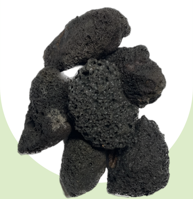 모오닝 가드닝 화산석 3kg 소포장 화분 원예 마감재 장식돌 가벼운돌, 화산석블랙, 30-50mm, 1개