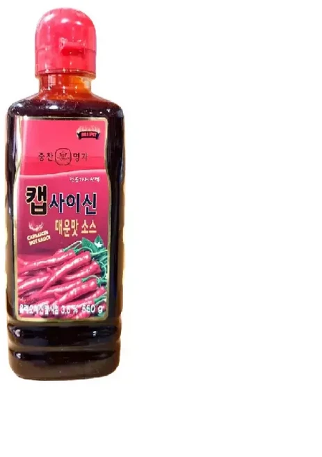 업소용 대용량 중찬명가 캡사이신 소스, 1세트, 550g