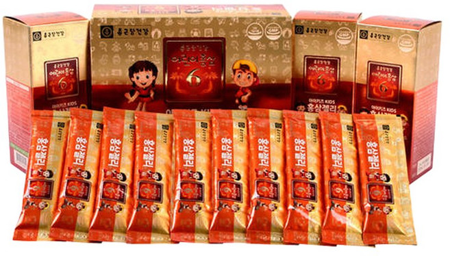 종근당건강 아이키즈 어린이홍삼젤리 30포, 20ml