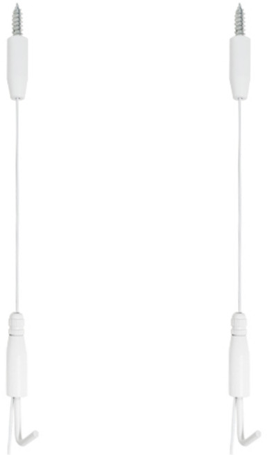 슬림 천장걸이, 화이트, 2개