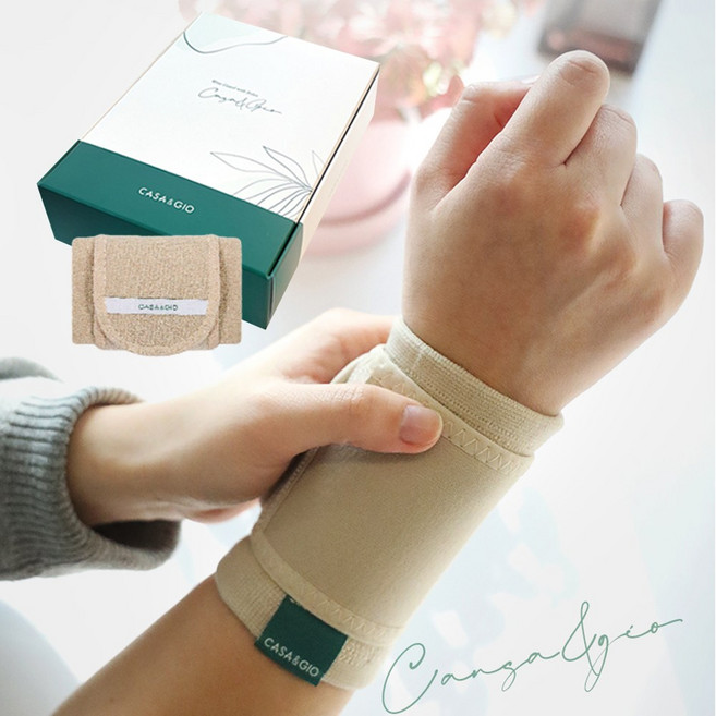 [TV홈쇼핑정품 인포벨]손목짱 손목 보호대 주부 어르신 파워업 손목 찜질 밴드 아대 스트랩 운동 작업용, 1개