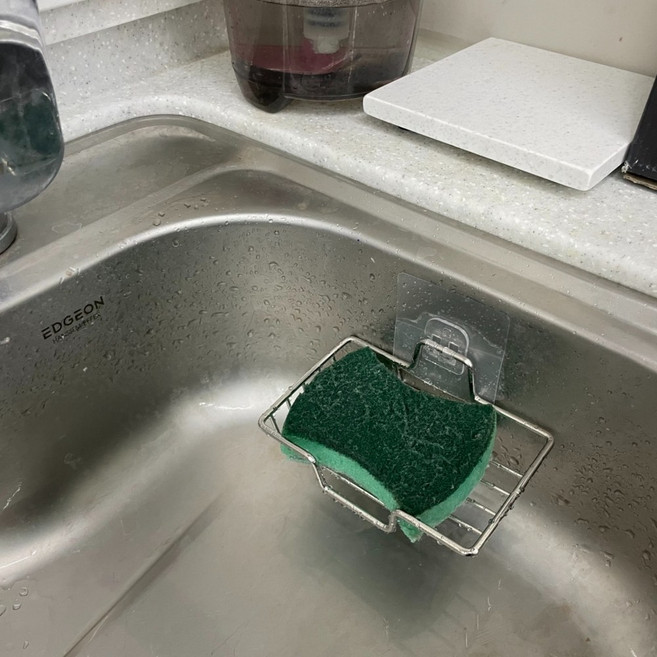 덜튼 정품 무타공 마그넷 스텐 비누홀더, 단품, 1개