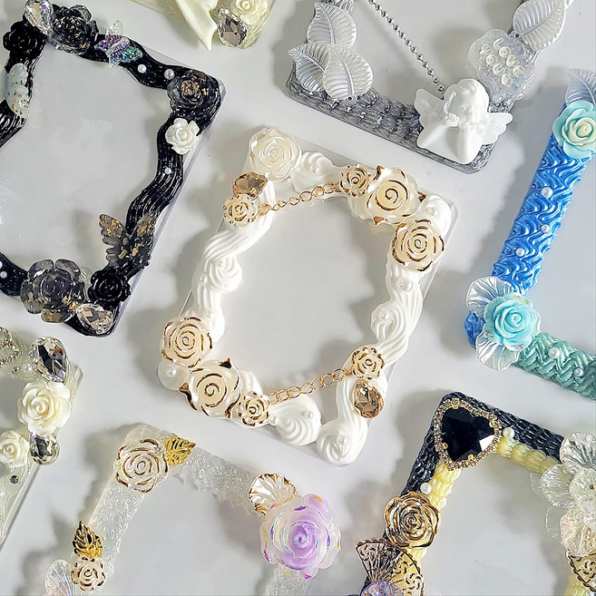 데코덴 탑꾸 탑로더꾸미기 DIY 세트, 10.골드체인 세트