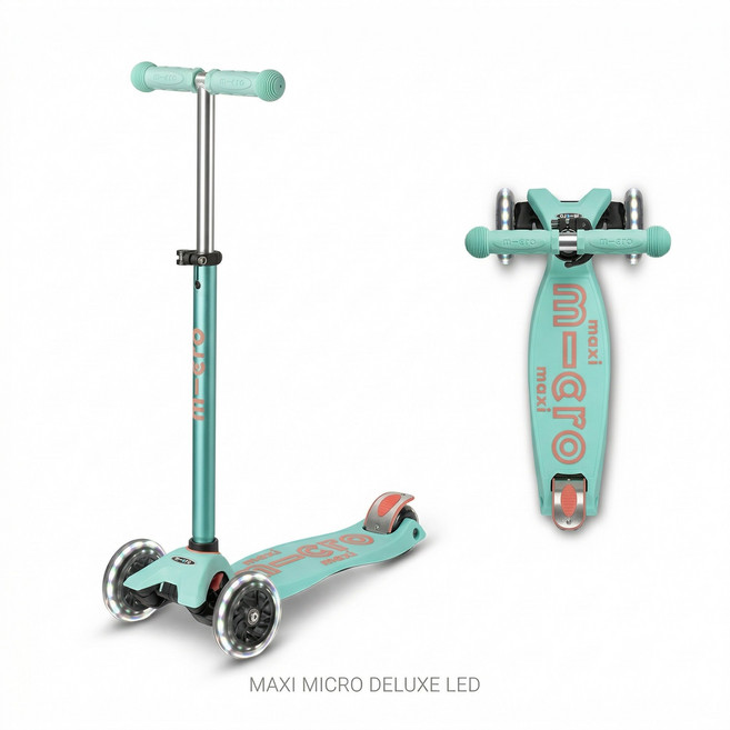마이크로킥보드 맥시T LED 킥보드, 1개, 민트