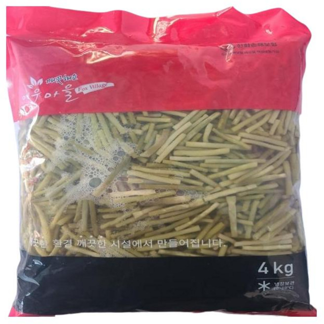 원하프늘푸른뜨락마늘쫑 4KG여우마을, 1개, 4kg
