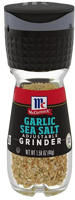 맥코믹 McCormick 갈릭 씨 솔트 그라인더 1.58 oz 6팩, 44g