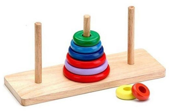 우토 하노이탑, 1개