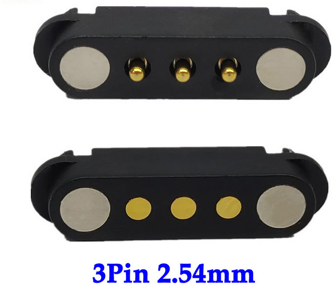 1 세트 2A 2Pin DC 마그네틱 포고 핀 커넥터 2 핀 Pogopin Male Female 스프링로드 DC 전원 소켓 피치 2.80, 05 3Pin 2.54mm, 01 1sets, 1개