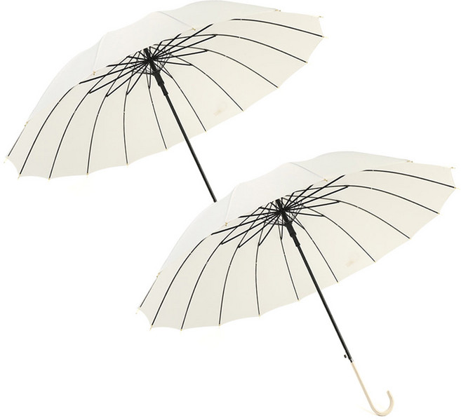 로에드 1+1 파스텔 장우산 튼튼한 대형 장우산 16k 자동우산