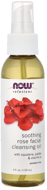 나우푸드 Solutions 수딩 로즈 페이셜 클렌징 오일 118ml(4fl oz), 1개, 118ml - 쿠팡